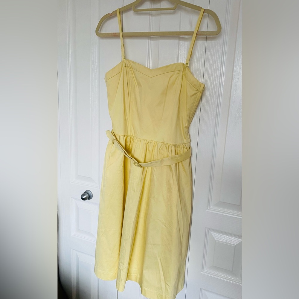 H&M Butter Yellow Dress